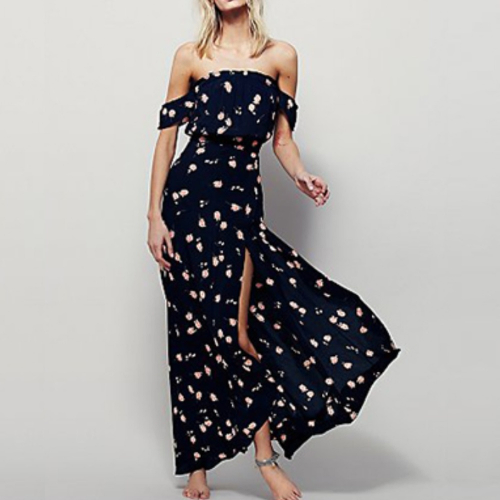 Flynn Skye Bella Maxi Dress, Poppy Fields, S